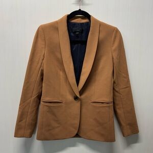 J.Crew Parke Wool Blazer Heather Caramel